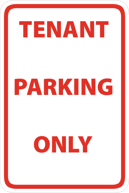 Parking and Regulation Signs 12x18